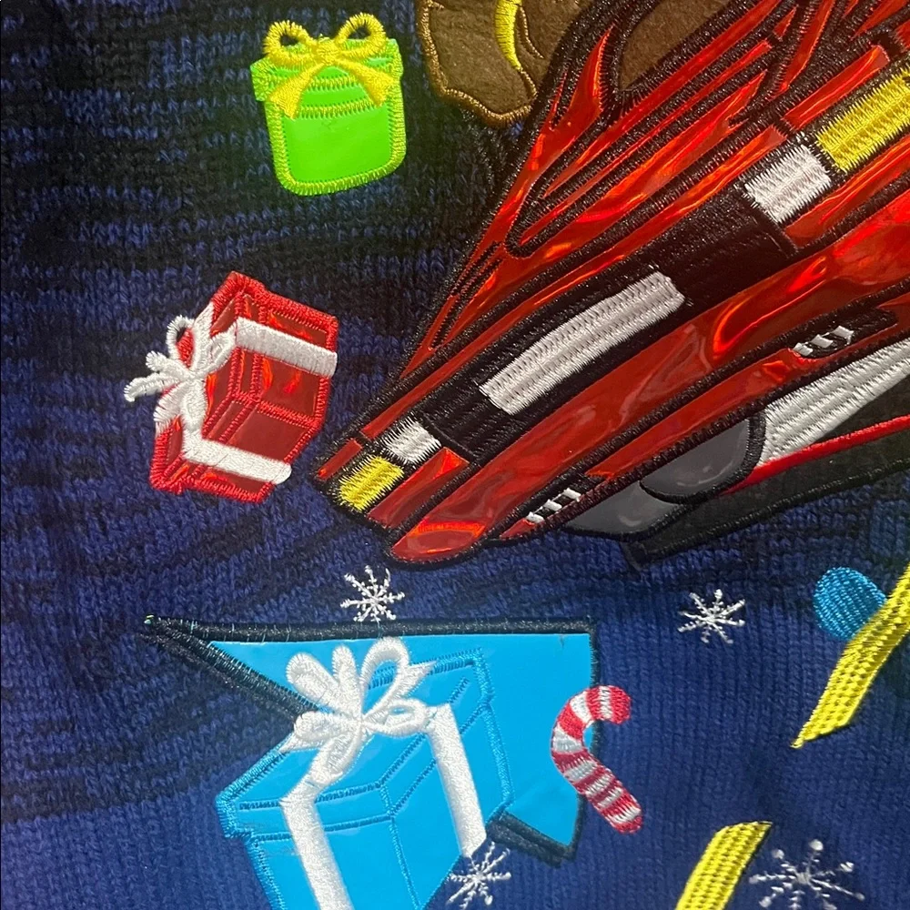 BLIZZARD BAY UGLY CHRISTMAS SWEATER MEN’S MEDIUM NWT